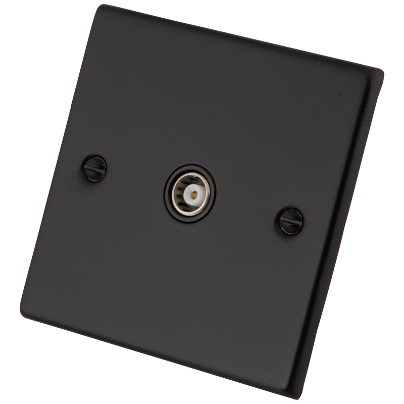 1 GANG COAXIAL SOCKET NON ISOLATED