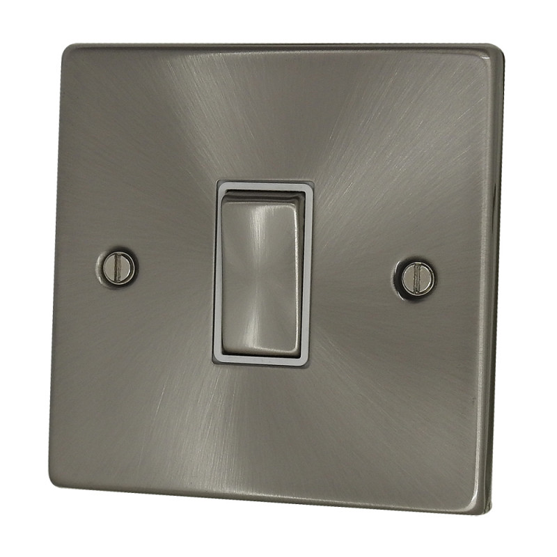 1 GANG LIGHT SWITCH 2 WAY Stain Chrome