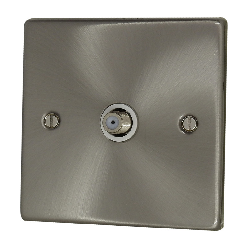 1 GANG SATELLITE &nbsp;Stain Chrome