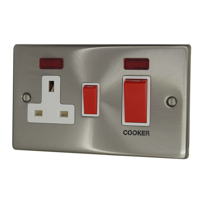 Cooker Socket Stain Chrome